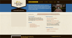 Desktop Screenshot of nchistoricsites.org
